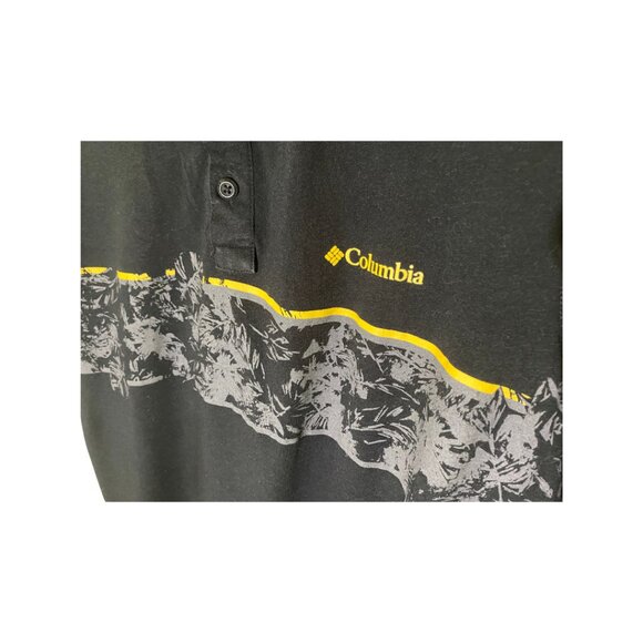 Columbia Men's Black Short Sleeve T. Shirt - Picture 3 of 4